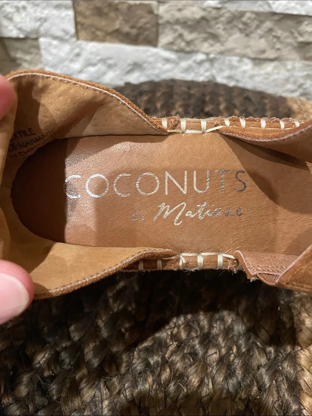 COCONUTS By MATISSE Women's Tan Espadrille Platform Sandals Sz 8 1/2